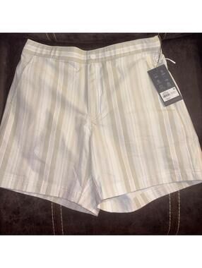 VRST Resort Seersucker Lined Shorts Men’s Medium White Easy Stripe NWT